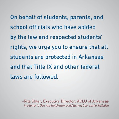 ACLU to governor, attorney general: Obey the law!