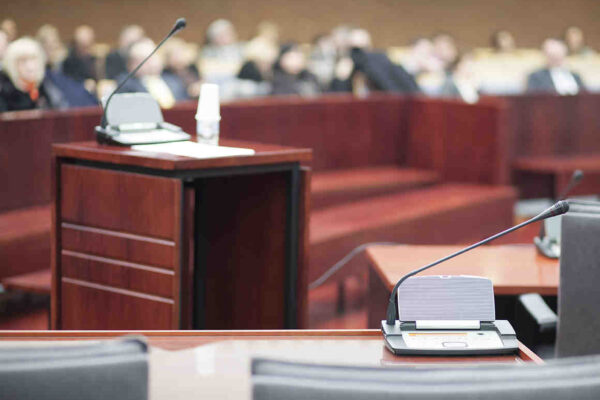 Image of a courtroom