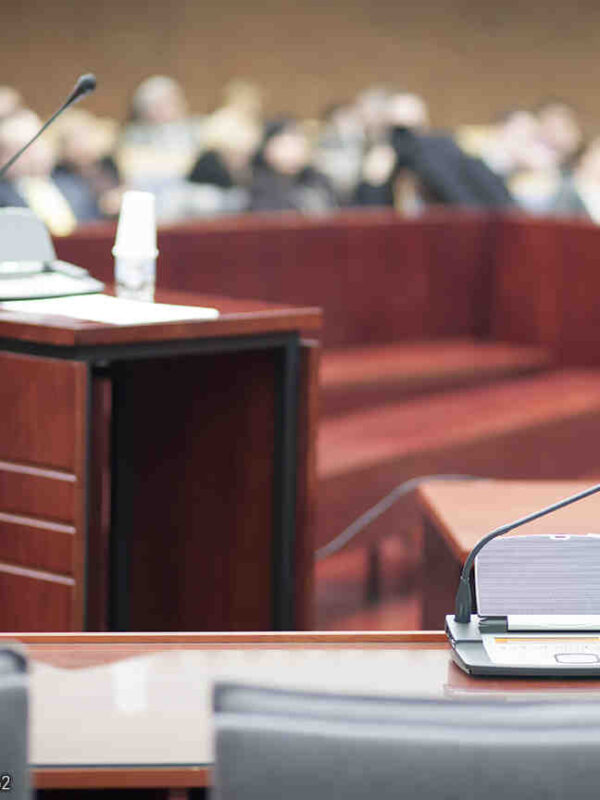 Image of a courtroom