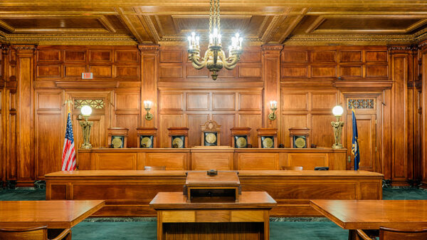 Image of a courtroom
