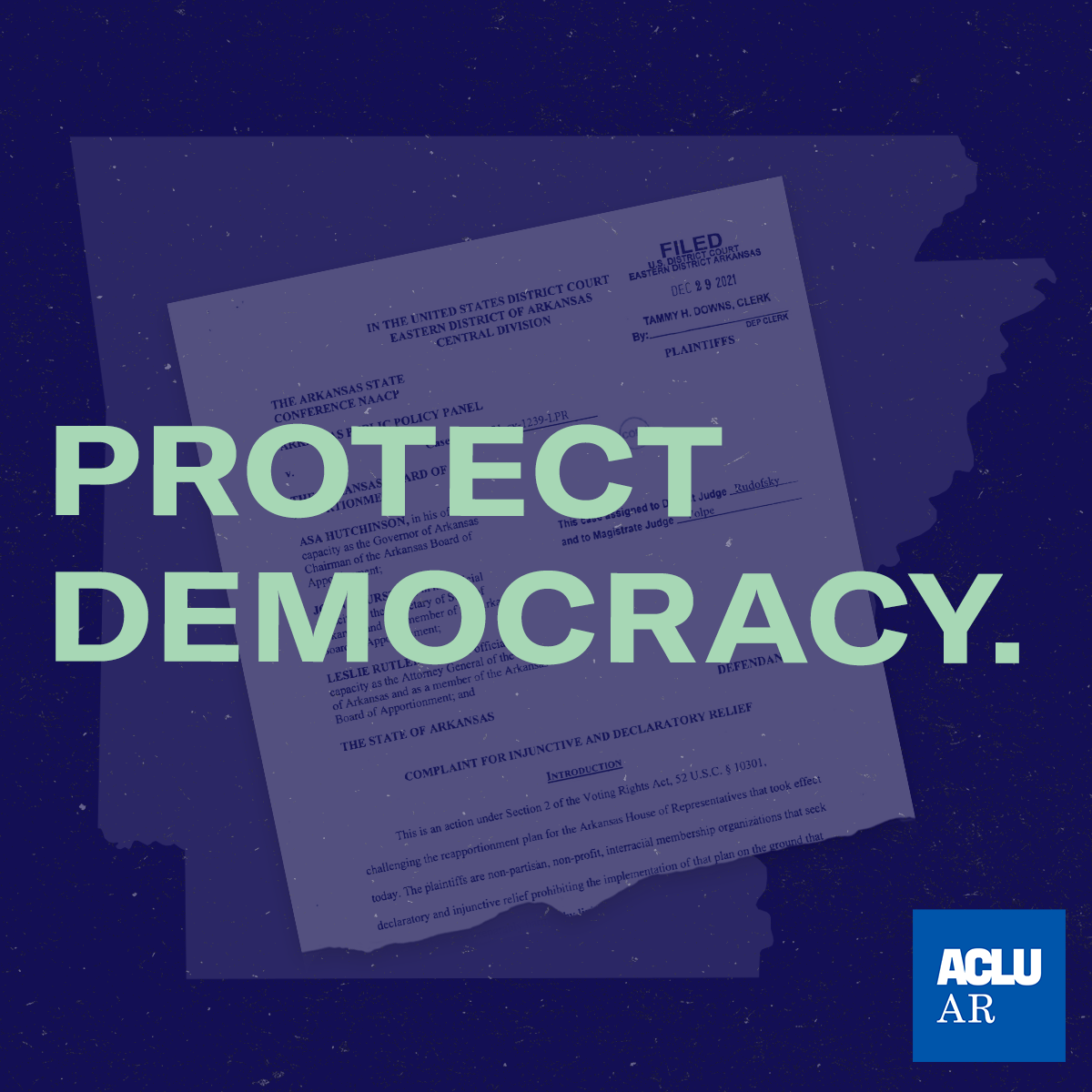 ACLU Files Opening Brief in Appeal of Arkansas Redistricting Case ...