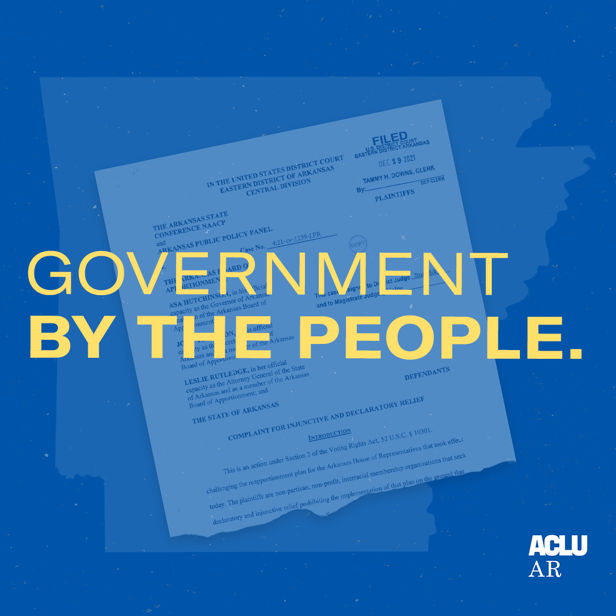 ACLU Concludes Hearing Challenging New Legislative Maps - ACLU of Arkansas