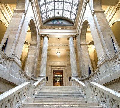 Steps in Arkansas State Capitol