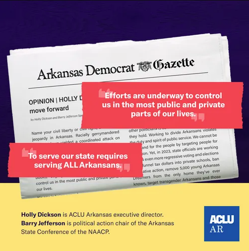 To move forward - ACLU of Arkansas