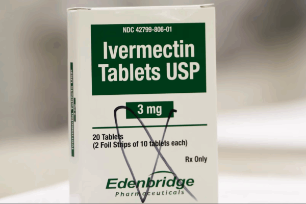 Ivermectin drug is pictured in pill, paste and injection form.
