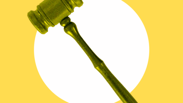 Yellow gavel