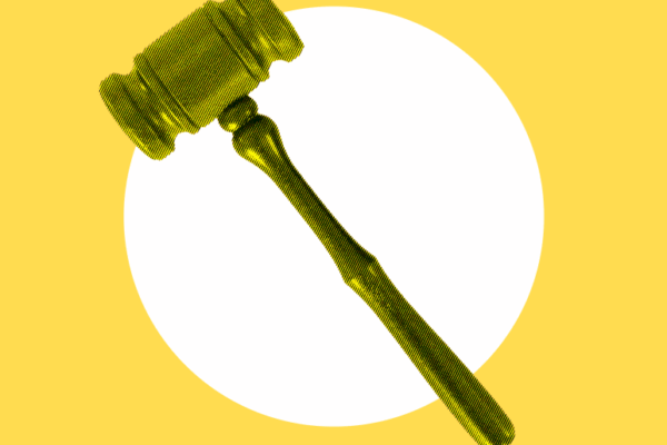 Yellow gavel