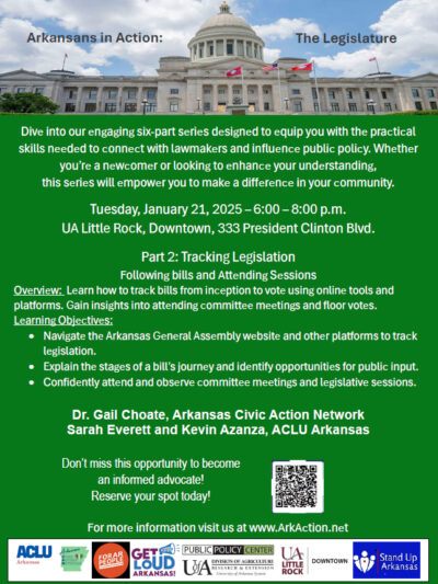 Workshop: Tracking Legislation