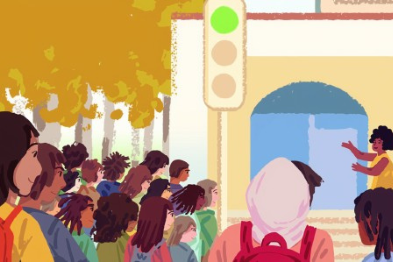 immigrant students cartoon