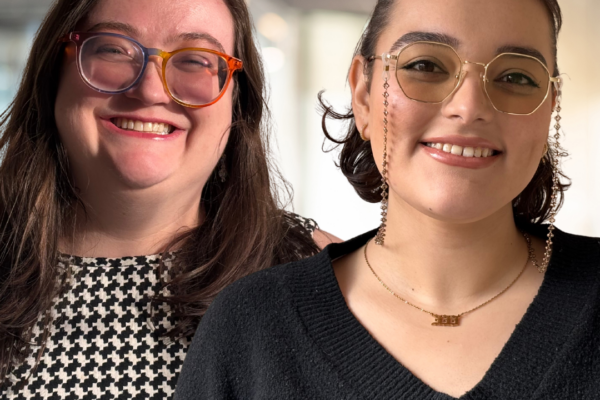 ACLU of Arkansas Supporter Engagement Specialist Sarah Campbell-Miller and Operations Specialist Mel Alvarez