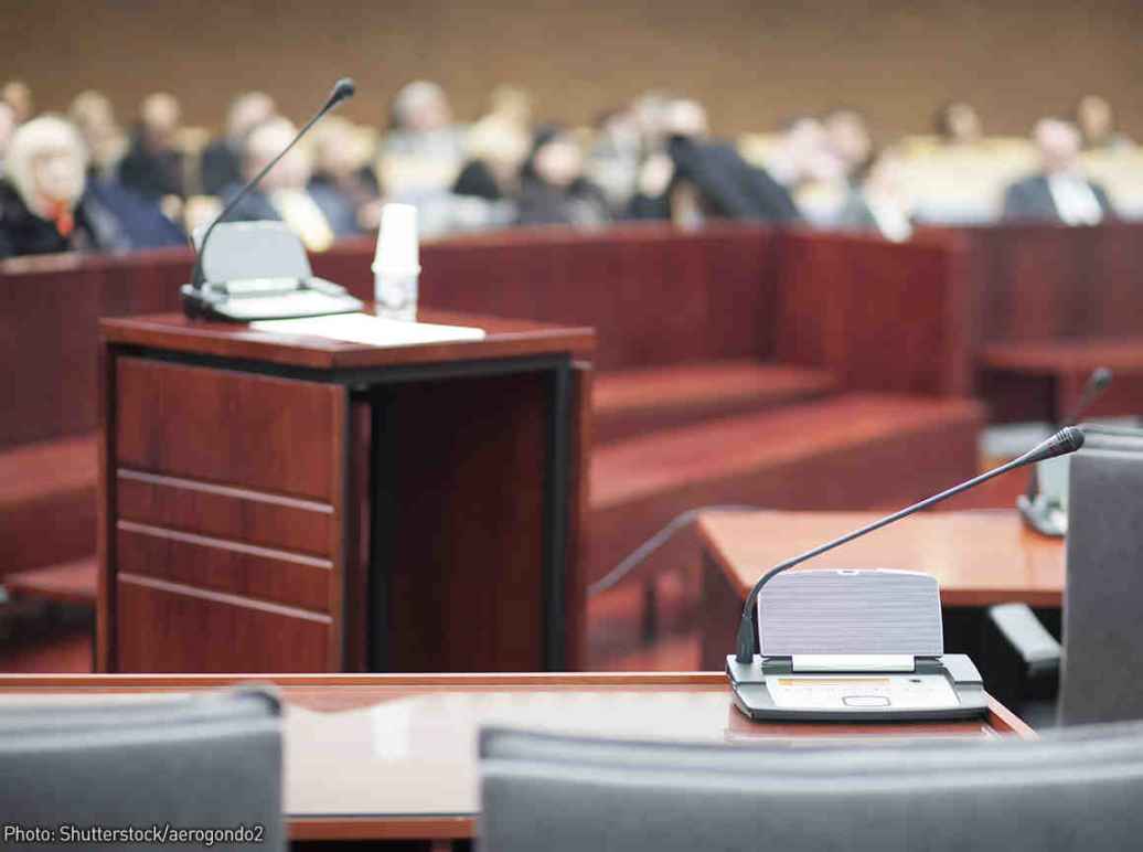 Image of a courtroom