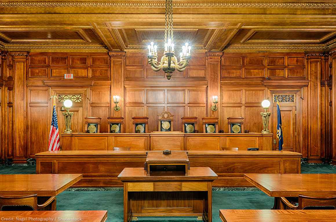 Image of a courtroom