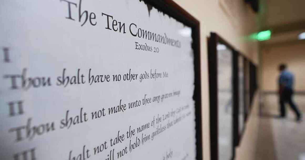 Ten Commandments on Walls