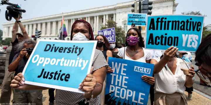 Diversity Opportunity Justice Protestors