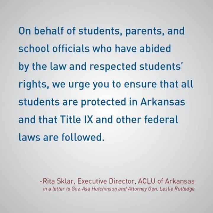 ACLU to governor, attorney general: Obey the law! ACLU to governor, attorney general: Obey the law!