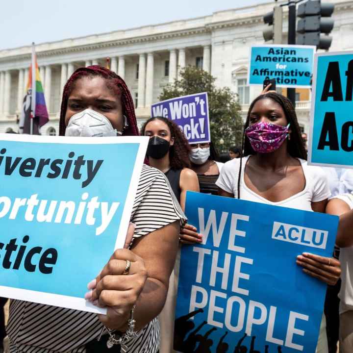 Diversity Opportunity Justice Protestors